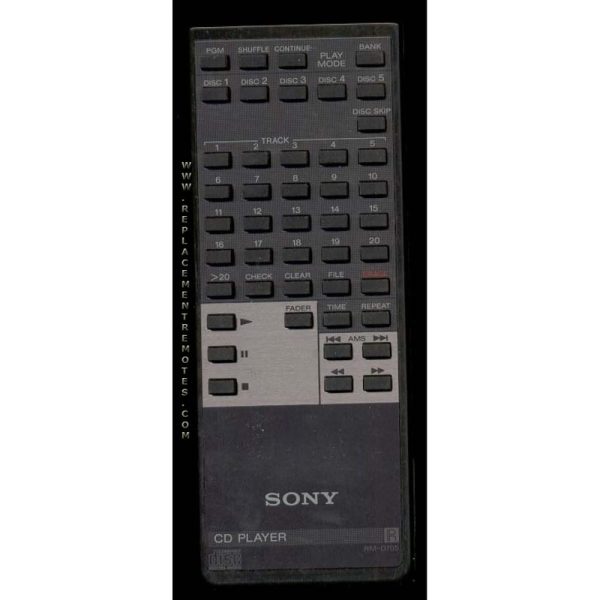 Sony RM-D705 CD Remote Control – RMD705