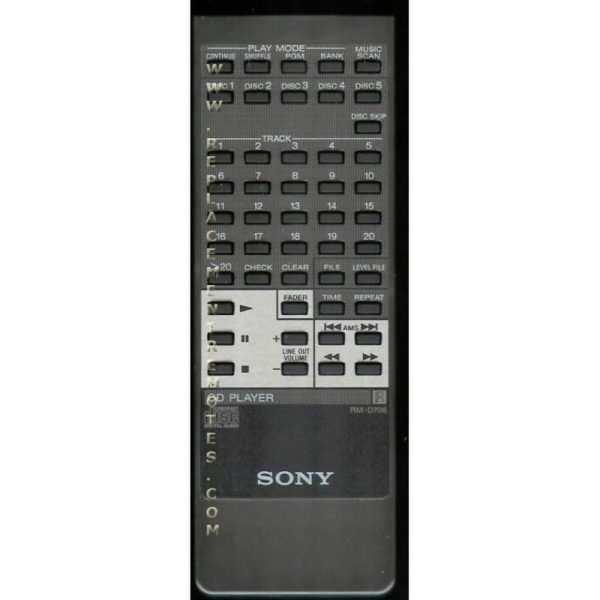 Sony RM-D706 CD Remote Control – RMD706