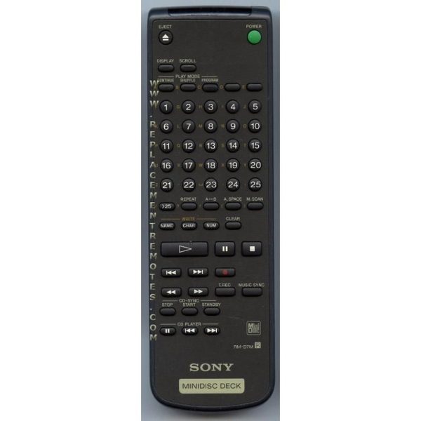 Sony RM-D7M Audio Remote Control – RMD7M