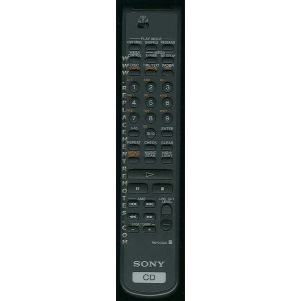 Sony RM-DC525 CD Remote Control – RMDC525