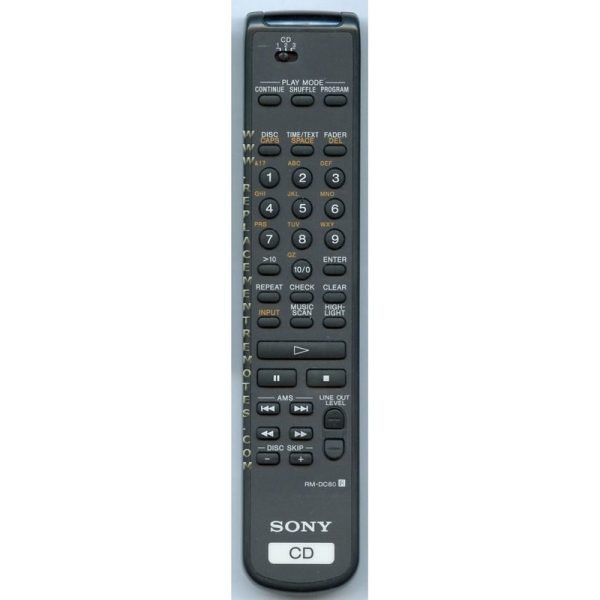 Sony RM-DC80 Audio Remote Control – RMDC80