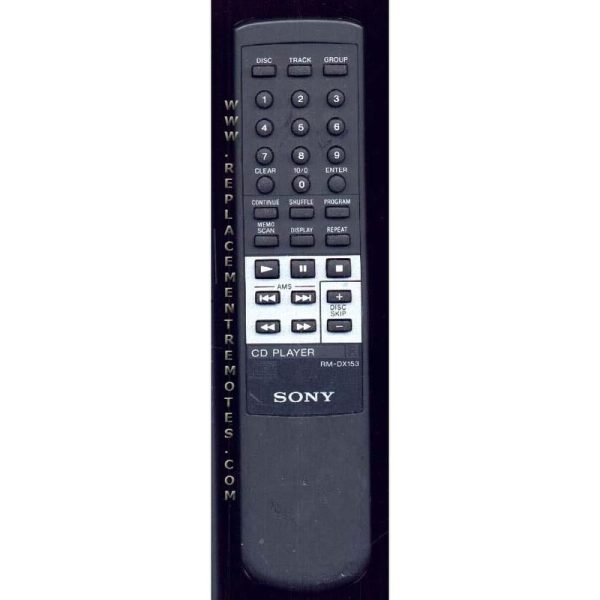Sony RM-DX153 CD Remote Control – RMDX153