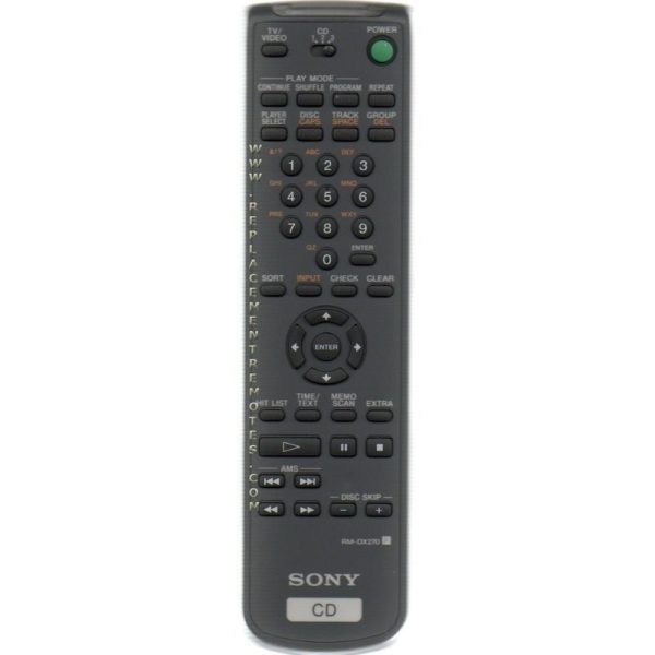 Sony RM-DX270 Audio Remote Control – RMDX270