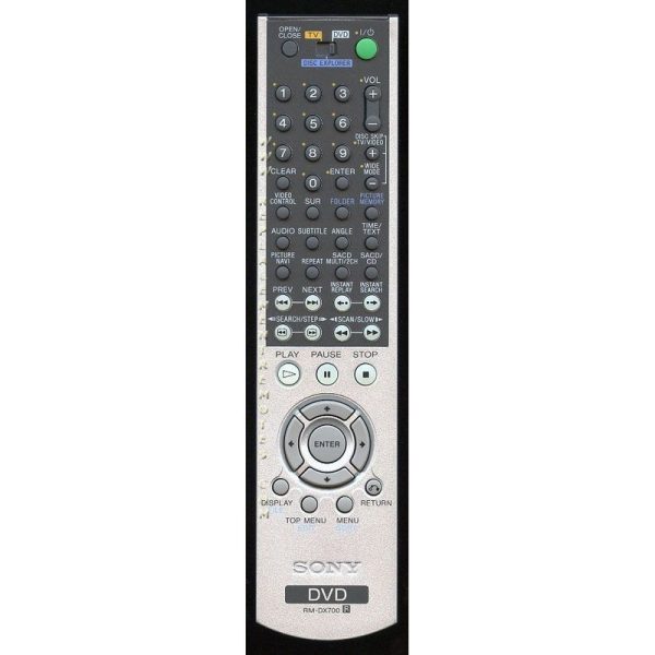 Sony RM-DX700 DVD Remote Control – RMDX700