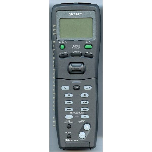Sony RM-LJ305 Receiver Remote Control – RMLJ305