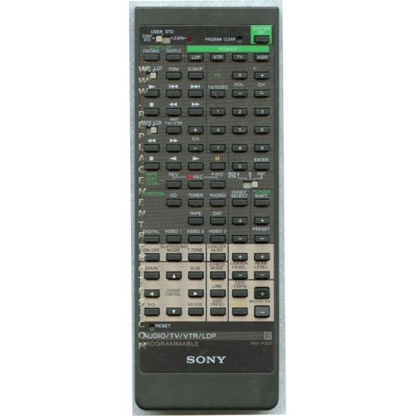 Sony RM-P301 Receiver Remote Control – RMP301