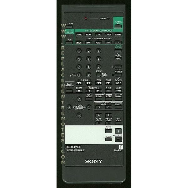 Sony RM-P351 Receiver Remote Control – RMP351