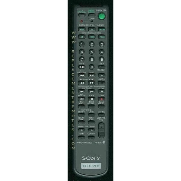 Sony RM-P363 Receiver Remote Control – RMP363