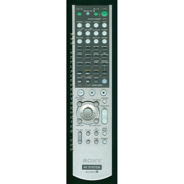 Sony RM-PP413 Receiver Remote Control – RMPP413