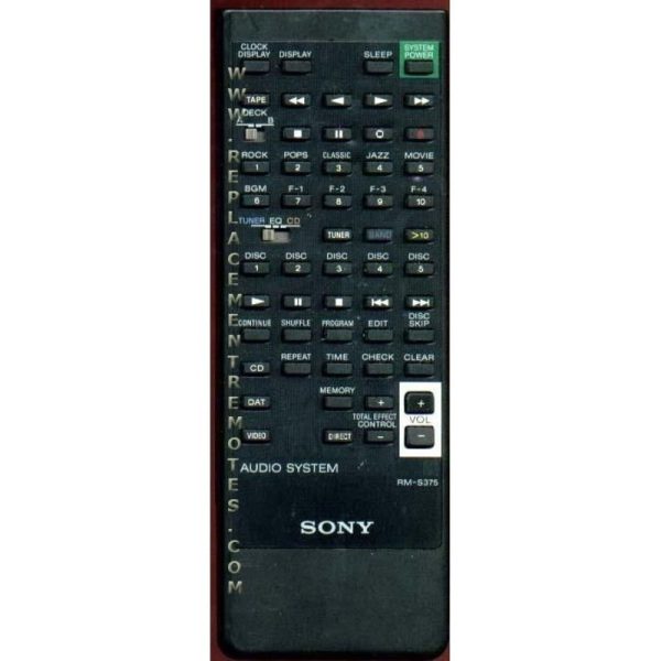Sony RM-S375 Audio Remote Control – RMS375
