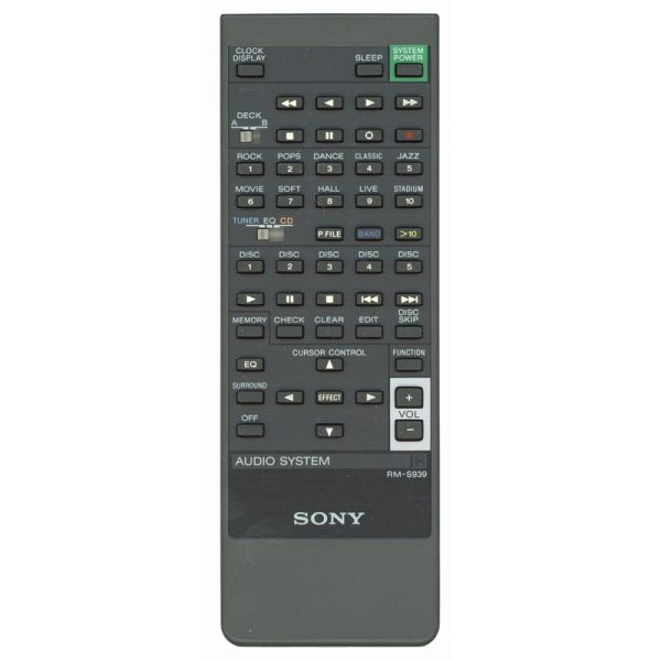 Sony RM-S939 Audio Remote Control – RMS939