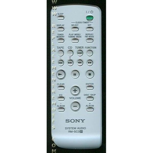Sony RM-SC3 Audio System Remote Control – RMSC3