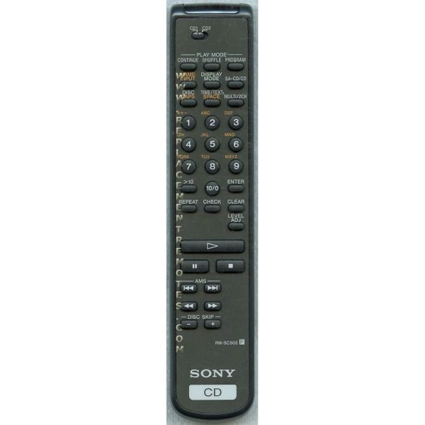 Sony RM-SC505 CD Remote Control – RMSC505