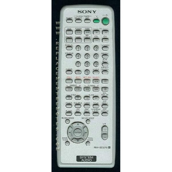 Sony RM-SD270 Audio Remote Control – RMSD270