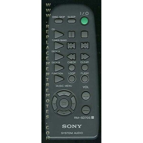 Sony RM-SD70 Audio Remote Control – RMSD70