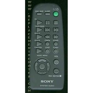 Sony RM-SD70S Audio Remote Control – RMSD70S
