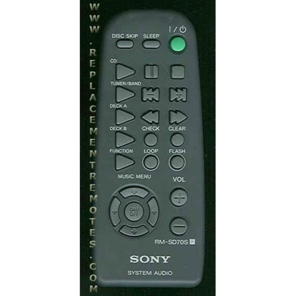 Sony RM-SD70S Audio Remote Control – RMSD70S