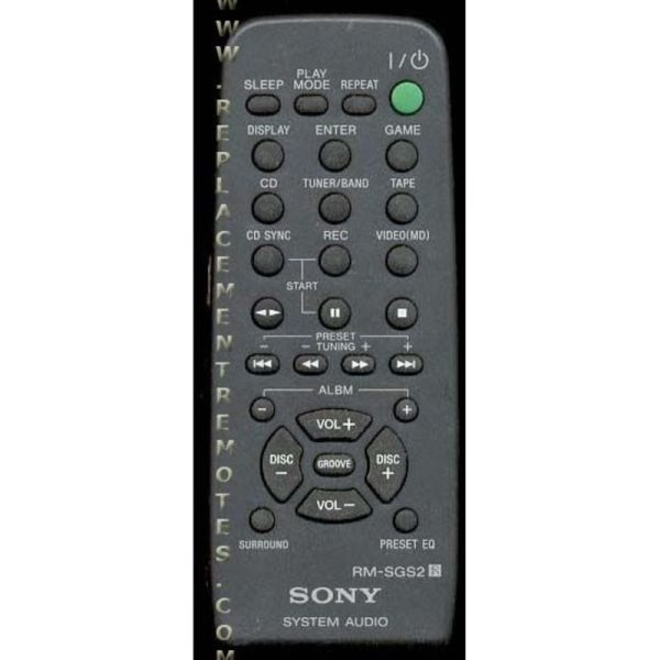 Sony RM-SGS2 Audio Remote Control – RMSGS2