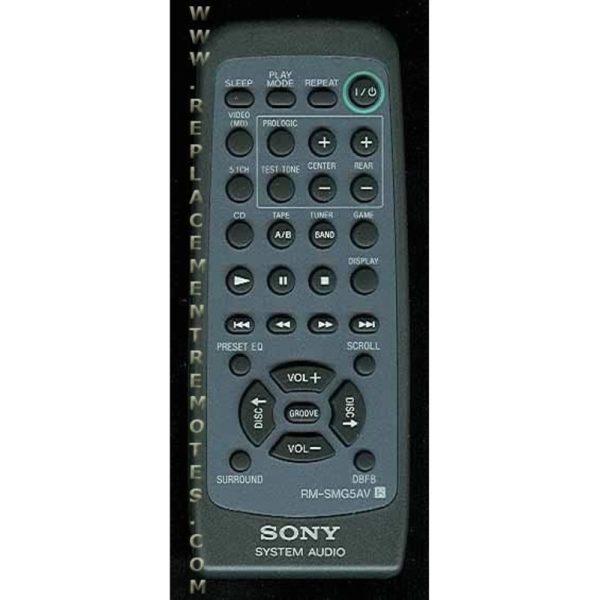 Sony RM-SMG5AV Audio Remote Control – RMSMG5AV