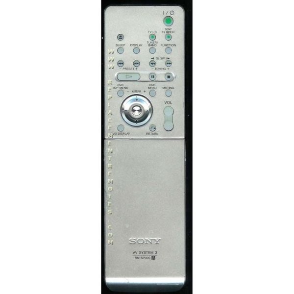 Sony RM-SP320 Receiver Remote Control – RMSP320