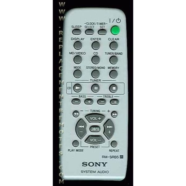 Sony RM-SRB5 Audio Remote Control – RMSRB5