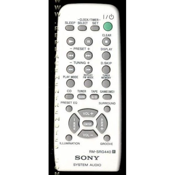 Sony RM-SRG440 Audio Remote Control – RMSRG440