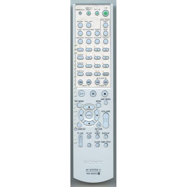 Sony RM-SS250 Receiver Remote Control – RMSS250