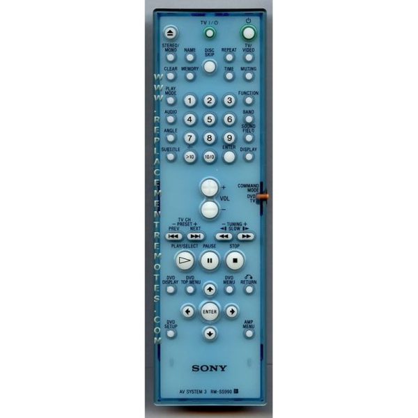 Sony RM-SS990 Receiver Remote Control – RMSS990