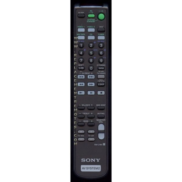 Sony RM-U185 Receiver Remote Control – RMU185