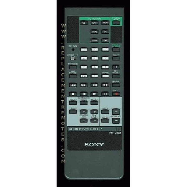 Sony RM-U232 Audio Remote Control – RMU232