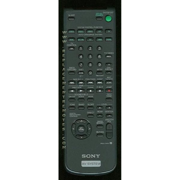 Sony RM-U262 Receiver Remote Control – RMU262