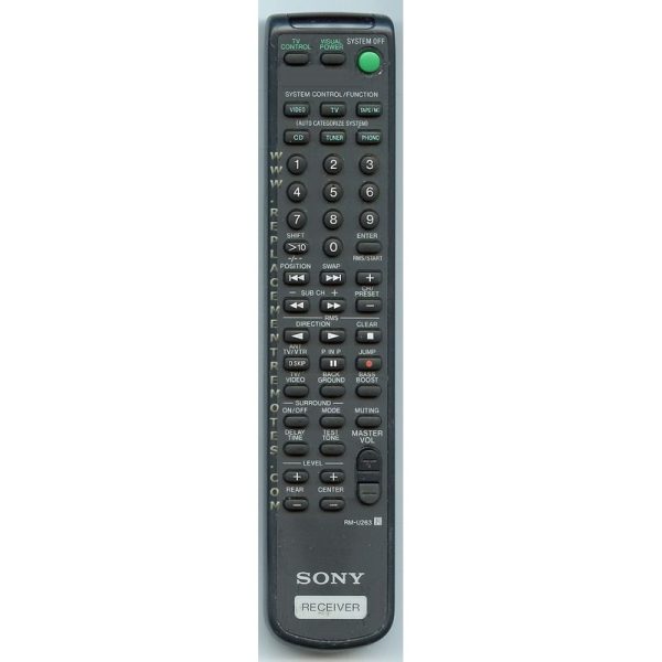 Sony RM-U263 Receiver Remote Control – RMU263