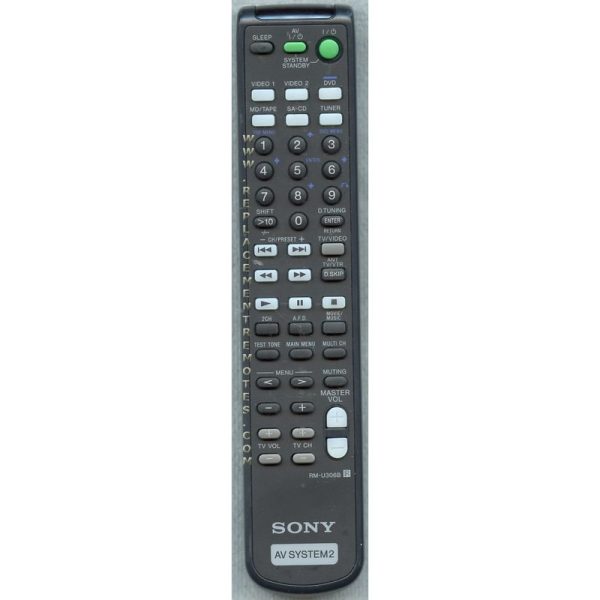 Sony RM-U306B Receiver Remote Control – RMU306B
