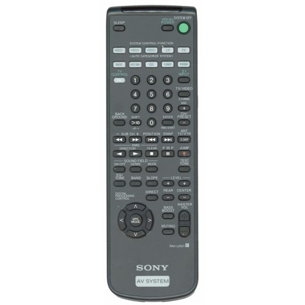 Sony RM-U501 Receiver Remote Control – RMU501