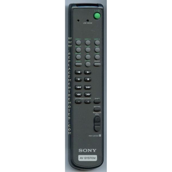 Sony RM-US104 Receiver Remote Control – RMUS104