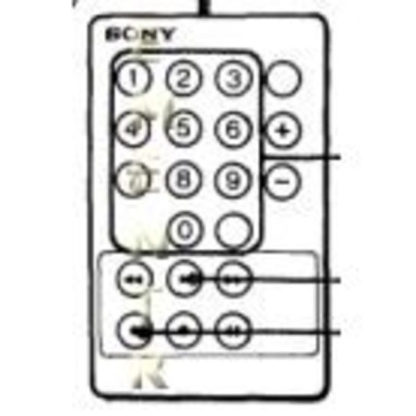 Sony RM-VW1KE DVD Remote Control – RMVW1KE