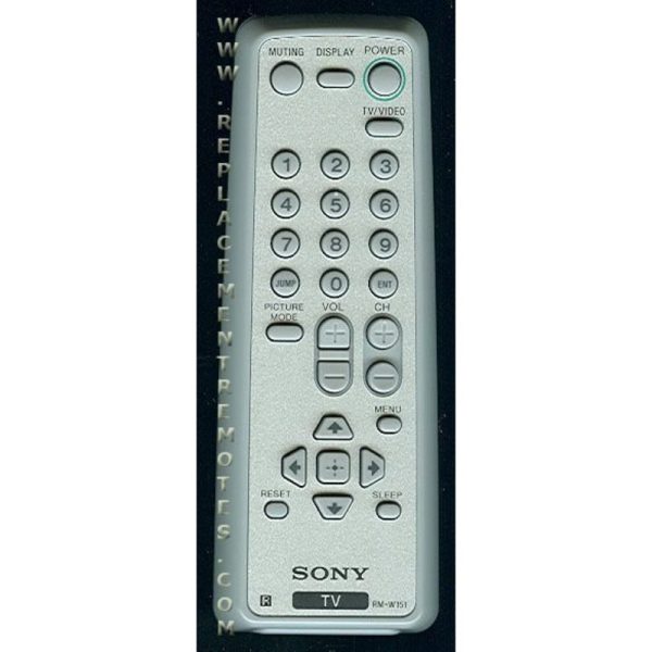 Sony RM-W151 TV Remote Control – RMW151