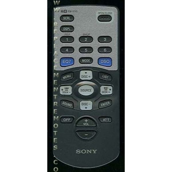 Sony RM-X110 Car Audio Remote Control – RMX110