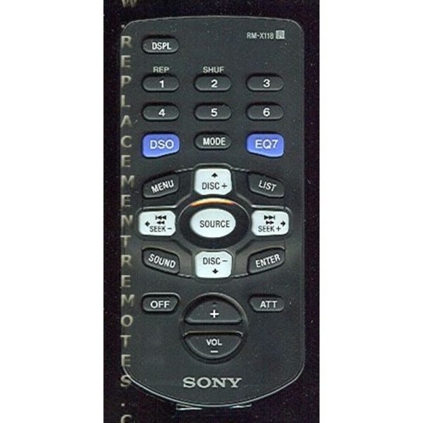 Sony RM-X118 Audio Remote Control – RMX118