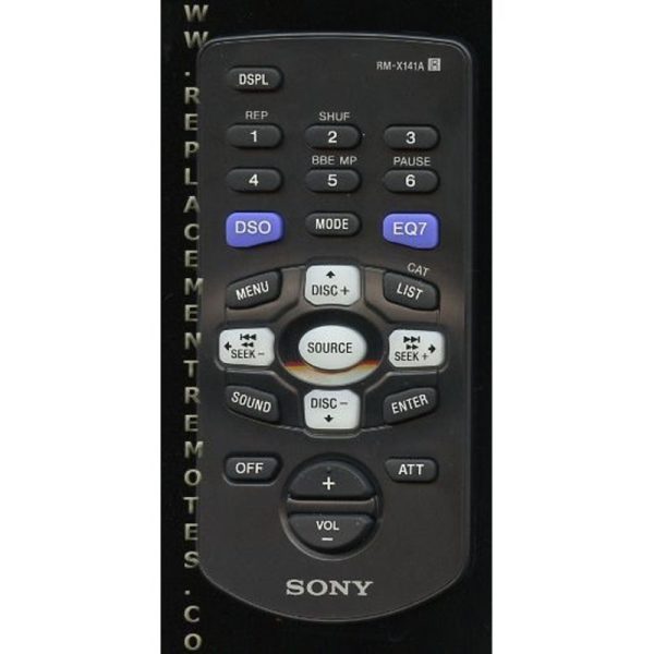 Sony RM-X141A Car Audio Remote Control – RMX141A