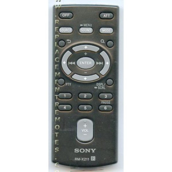 Sony RM-X211 Car Audio Remote Control – RMX211