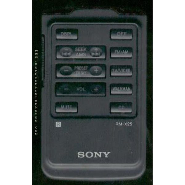 Sony RM-X25 Audio Remote Control – RMX25