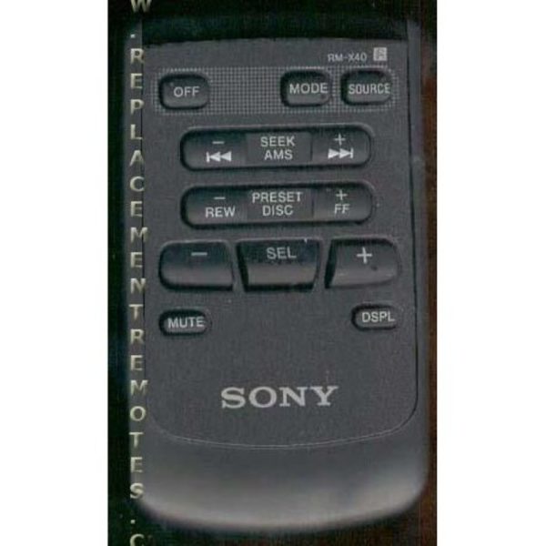 Sony RM-X40 Audio Remote Control – RMX40