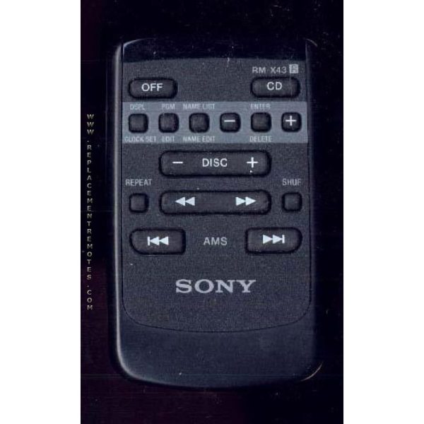 Sony RM-X43 Car Audio Remote Control – RMX43
