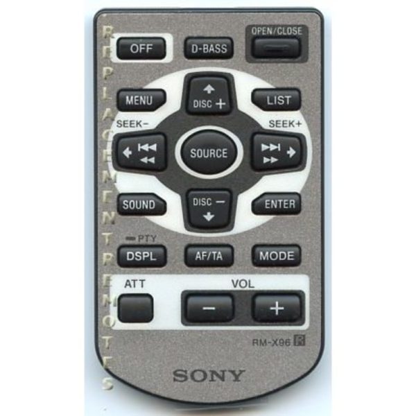 Sony RM-X96 Car Audio Remote Control – RMX96