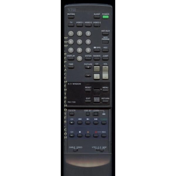 Sony RM-Y106 TV Remote Control – RMY106