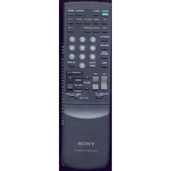 Sony RM-Y113A TV Remote Control – RMY113A