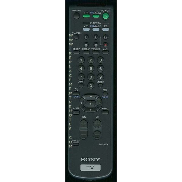 Sony RM-Y135A TV Remote Control – RMY135A
