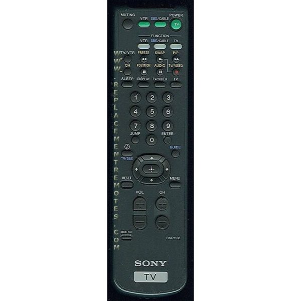 Sony RM-Y136 TV Remote Control – RMY136