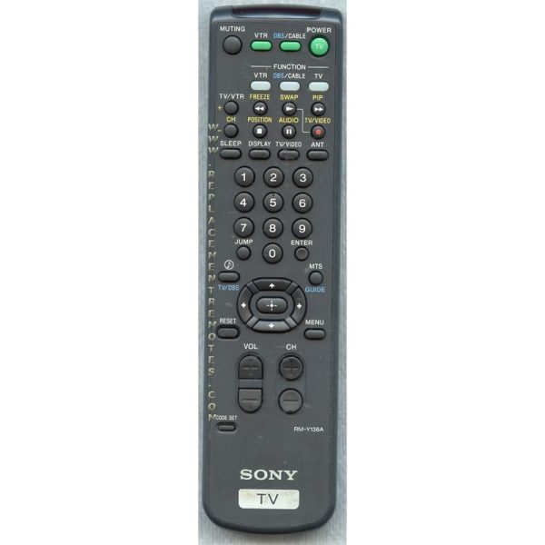 Sony RM-Y136A TV Remote Control – RMY136A
